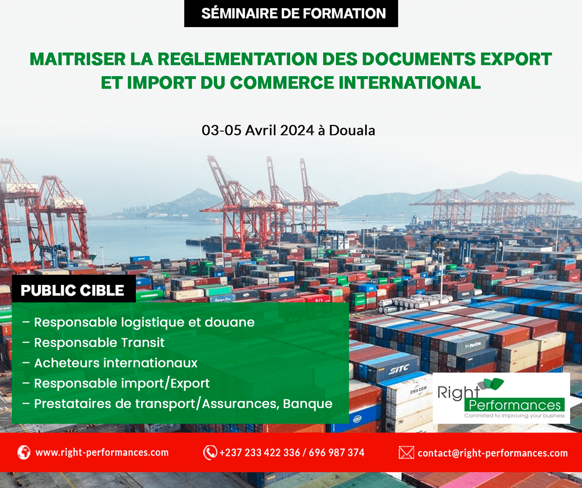 Maîtriser la reglementation des document export et import du commerce international